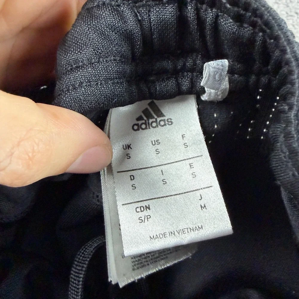 Adidas Sweatpants Mens Small Black Athletic Tapered‎ Performance Track Climacool